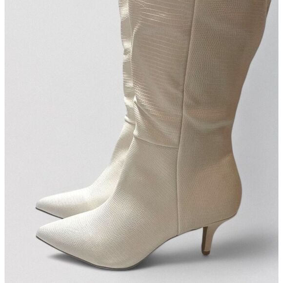 Journee Tullip Kitten Heel Pointed Toe Boots, NEW. Size 9.5 Wide Calf - Picture 5 of 12